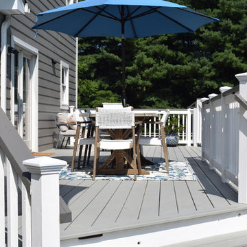 New Pool, Fireplace, retaining walls, Deck plantings