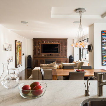 View From Kitchen Facing Living Room