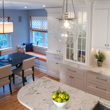 Merion Station, PA - Transitional White Kitchen