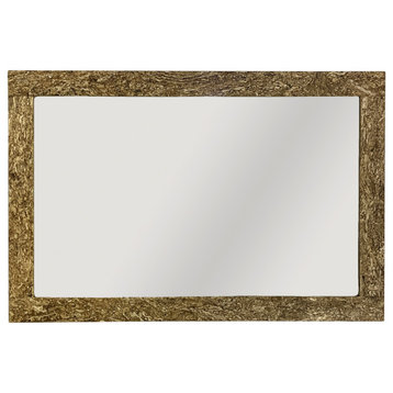 Hemp Home Styles MIR-36X24-FC 36" Rectangle HempWood® Frame Mirror with Face Cut