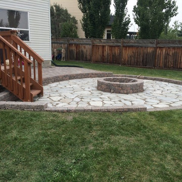 Stone Patio and Fire Pit