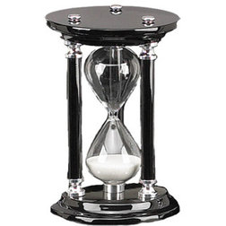 Traditional Home Decor Black 10-Minute Hourglass