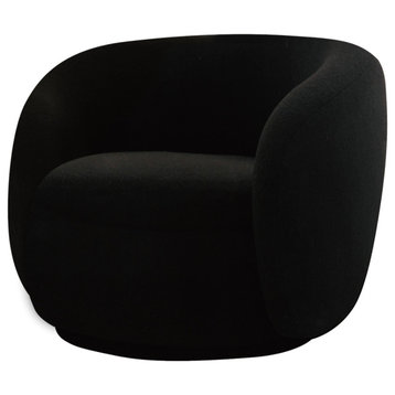 Modrest Molina Modern Black Accent Chair