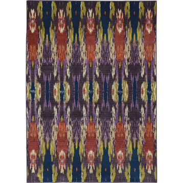 Oriental Weavers Pantone Prismatic 85134 6'7"x9'6" Purple/Orange Rug