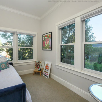 New White Windows in Lovely Bedroom - Renewal by Andersen San Francisco Bay Area