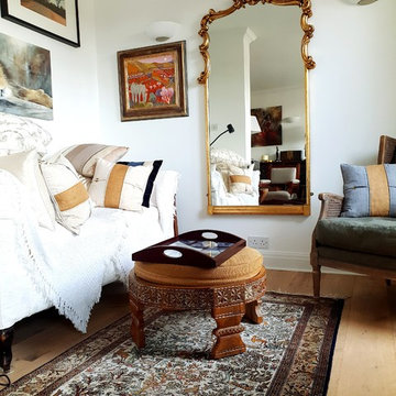 Painting and decorating work in white to the Apartment in Putney