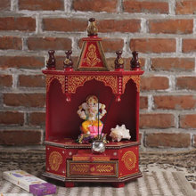 Indian Rock solid wooden temples ideas