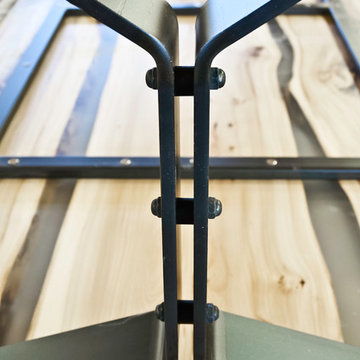 Ironclad Elm Table with Dagny Leg