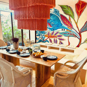 Mexican Handmade Tassel Chandelier- Yaaj
