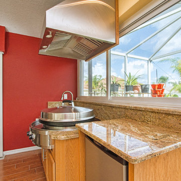 Traditional Style Summer Kitchen