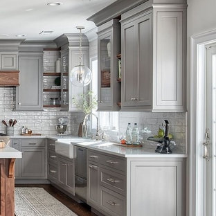 75 Most Popular Kitchen with Gray Cabinets Design Ideas for 2019 ...