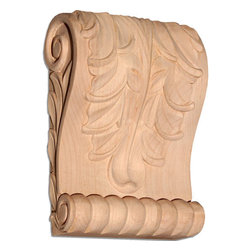 Inviting Home Inc. - Memphis Large Wood Corbel, Cherry - Corbels
