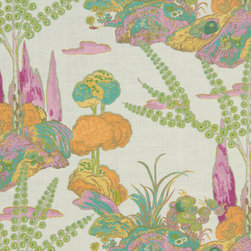 Moon Blossom in Orchid - Fabric