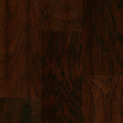 Hickory Teak - Mohawk Brookdale 5" Wide Hand-Scraped Engineered Hardwood - Hardwood Flooring