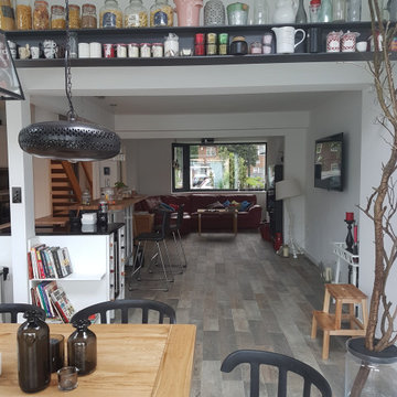 Open Plan Living Room and Dining Room
