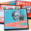 4-Piece Vintage Camera Coaster Set