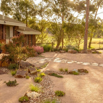 Quamby Garden: dry creek bed