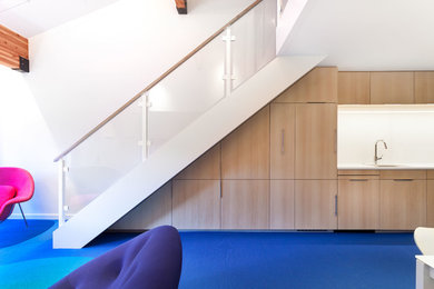 Inspiration for a small modern living room remodel in Sacramento