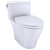Toto Nexus 1P 1.0GPF UHt Toilet With CEFIONTECT&Seat WASHLET+ CW-MS642124CUFG#01