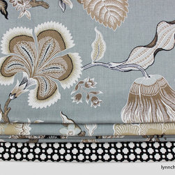 Custom Window Treatments by Lynn Chalk - Roman Shades