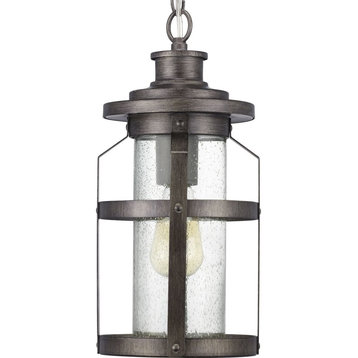 Haslett Collection 1-Light Hanging Lantern, Antique Pewter