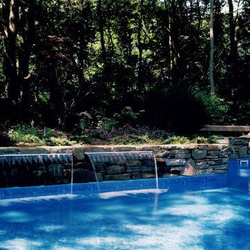 Water Falls 16' x 42' Pool