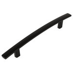Cosmas - Cosmas 2363-128FB Flat Black 5&rdquo; CTC Subtle Arch Cabinet Pull - Manufacturer: Cosmas