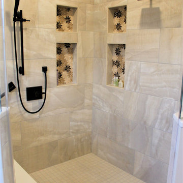 Montgomery County bathroom & family room home renovation in Potomac, MD