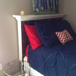 Shorty pallet wood headboard - Headboards