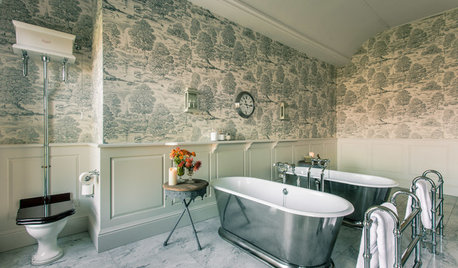 Så skapar du ett klassiskt romantiskt badrum med brittiska influenser