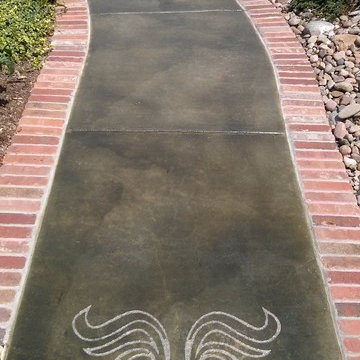 Concrete Engraving