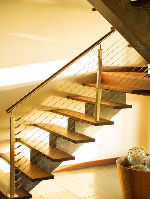 Asian Staircase Design Ideas, Remodels & Photos