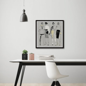 "Ready to Party" Framed Painting Print