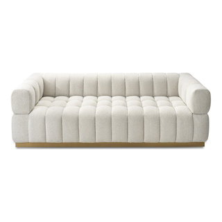 White Boucl Sofa Liang Eimil Marat Contemporary Sofas