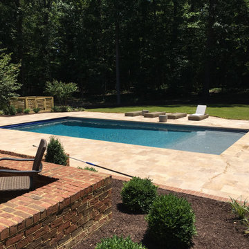 Travertine Pool Complex