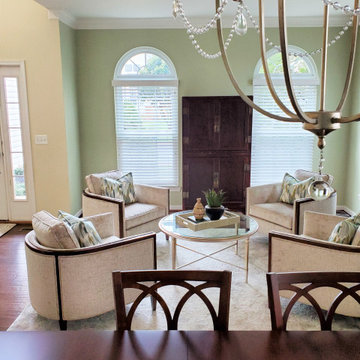 Tranquil Living and Dining Rooms- Potomac Falls, VA