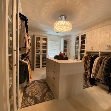 Extra Bedroom Converted into Master Closet - Marietta, Georgia