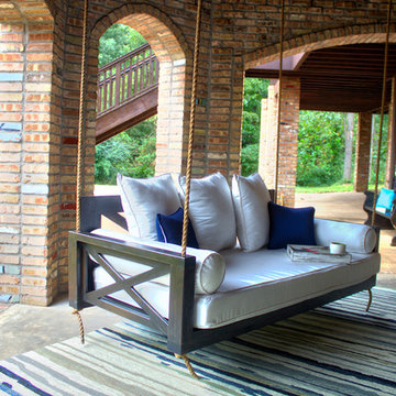 Outdoor Custom Twin or Crib Mattress Bed Porch Swing Daybeds