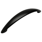 Cosmas - Cosmas 6003-128FB Flat Black Cabinet Pull - Manufacturer: Cosmas