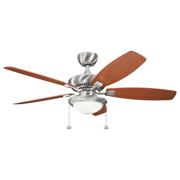 Kichler Canfield Select LED 52" Ceiling Fan 300026BSS, Brushed Stainless Steel