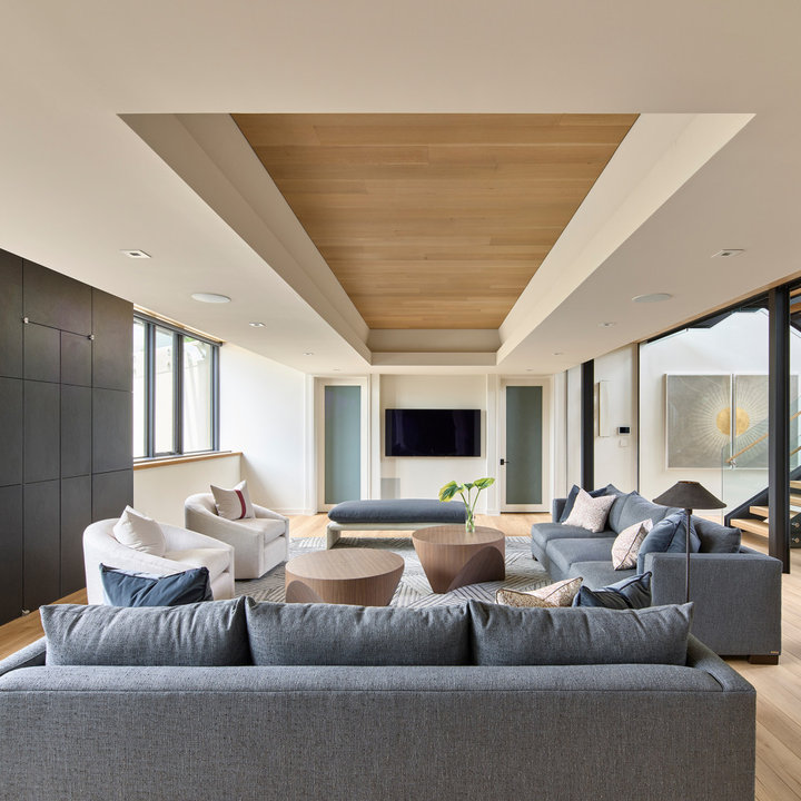 75 Coffered Ceiling Basement Ideas You'll Love - January, 2026 | Houzz