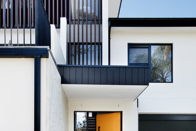 Photo of a beach style entryway in Sydney.