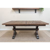 Pathway Reclaimed Barnwood Extendable Dining Table, Provincial, 42x108, 2 Leaves