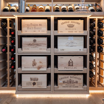 White American Oak Wine Walls
