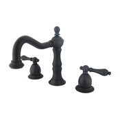 Kingston Brass Heritage Widespread Bathroom Faucet, Oil Rubbed Bronze