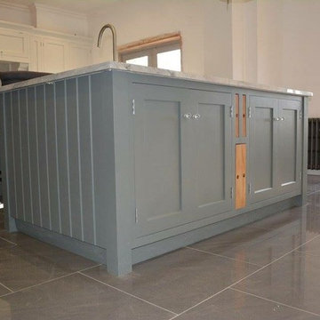 Georgian House Kitchen Island Storage