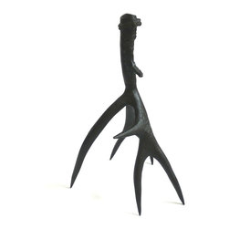 Roost Bronze Antler Candlesticks - Candleholders