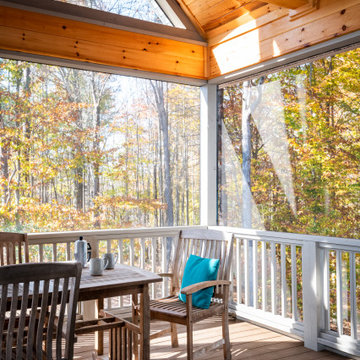 Screened Porch with Forest Views