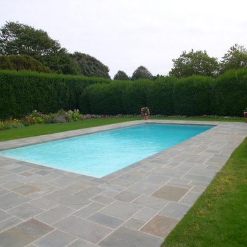 Classic Rectangular Gunite Pool in East Hampton, NY
