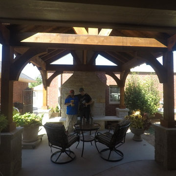 Cozy Pavilion with Fireplace